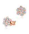 Stud Earring Shiny Flower ST-830